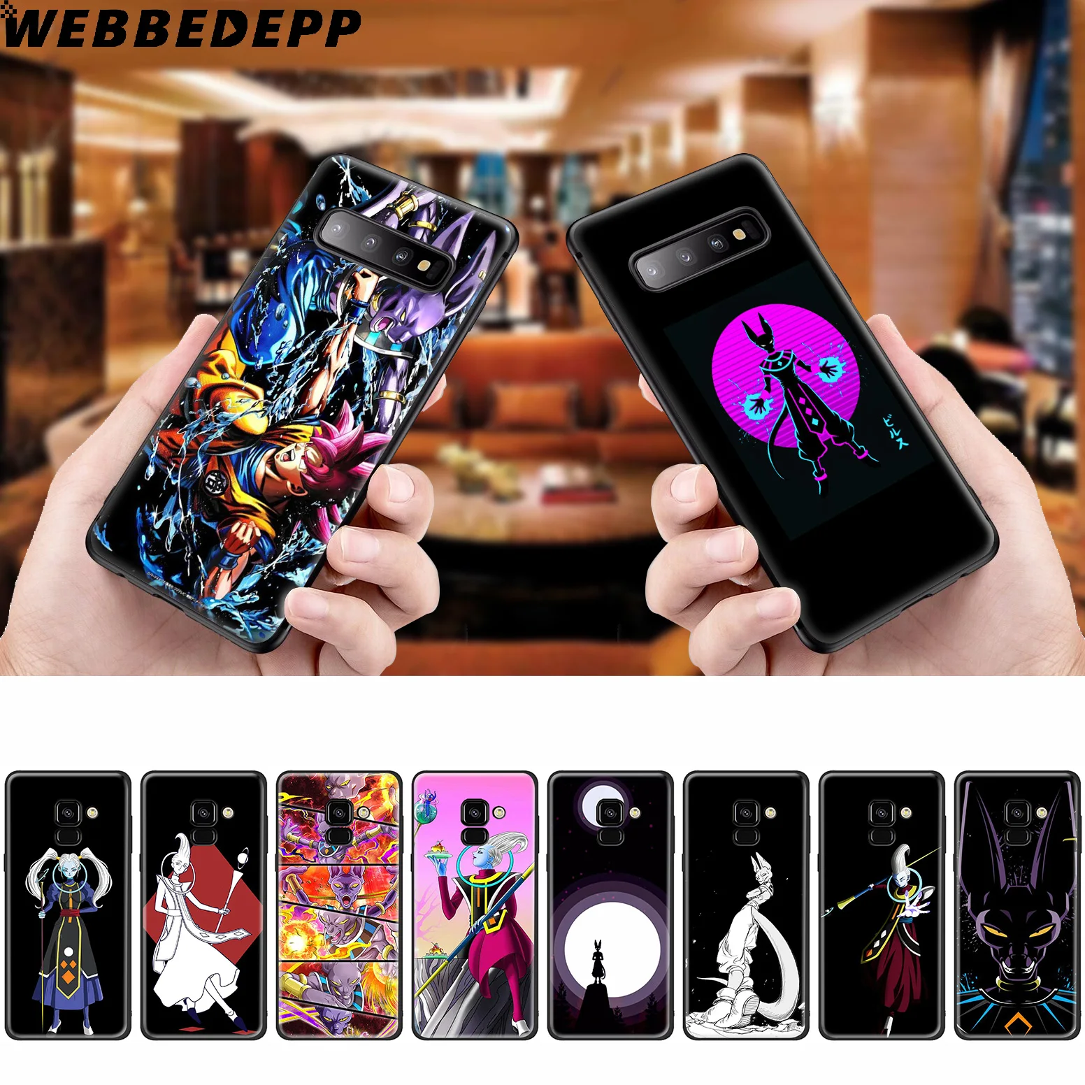 

WEBBEDEPP Dragon Ball Z Whis beerus Silicone Case for Samsung Galaxy A3 A5 A6 A7 A8 A9 A10 A20 A30 A40 A50 A70 M10 M20 M30