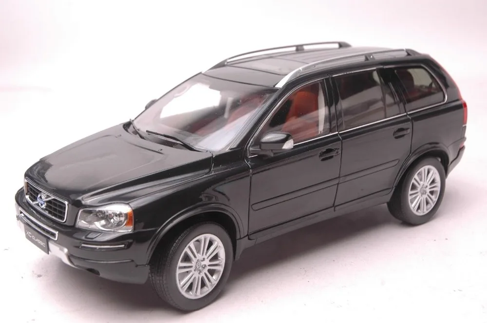 118 Diecast Model for Volvo XC Classic XC90 Black SUV Alloy Toy Car