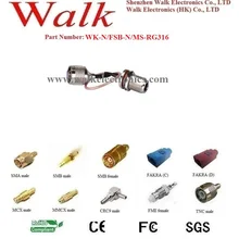 N Соединительный Удлинительный кабель, интерфейсный кабель: N Женский прямой к N Мужской прямой с кабель RG316