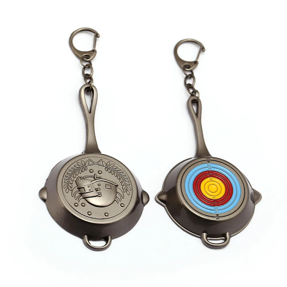 

Game PUBG PLAYERUNKNOWNS BATTLEGROUNDS Pan Weapons Keychain Cosplay Prop Pendant Key Chain