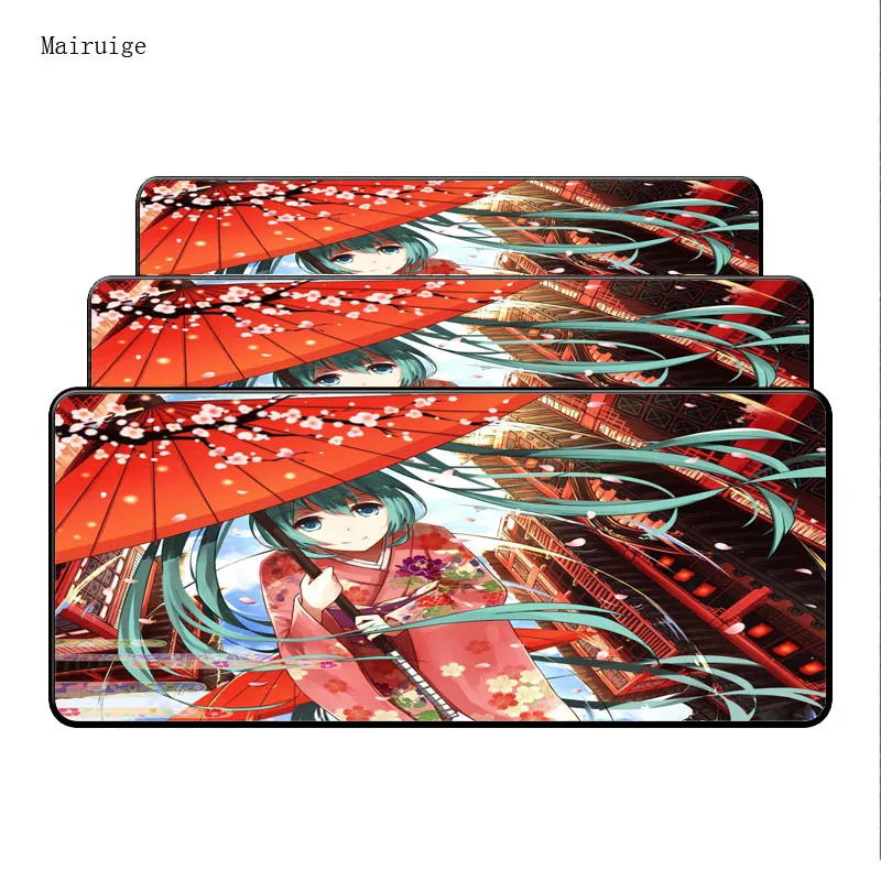 Mairuige Computer Speed Mouse Pads Japanese Anime Girl Gaming Mouse Pad 