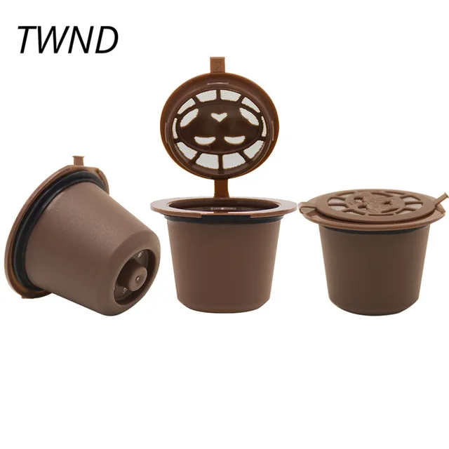 Cheap 3 Pieces Compatible coffee machine capsule circulatory shell stainless steel filter net 9