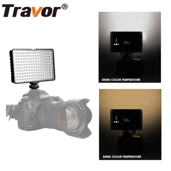 

Travor Hot 160pcs Led video camera Light with 2 filters 3200K 5500K for Most Model of Canon Nikon Sony DSLR Camera and Camcorder