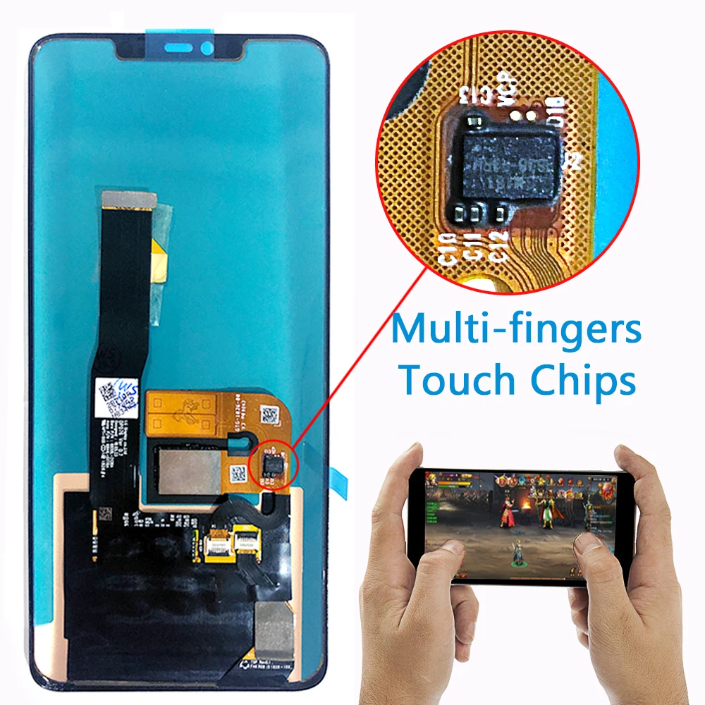 Vancca 6 39 дюймовый ЖК дисплей для Huawei Mate 20 Pro 1440*3120 сенсорный экран mate 20pro дигитайзер