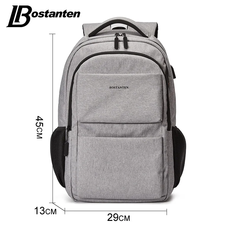 BOSTANTEN 2019 мужской рюкзак многослойный Космический 17 дюймов для ноутбука USB