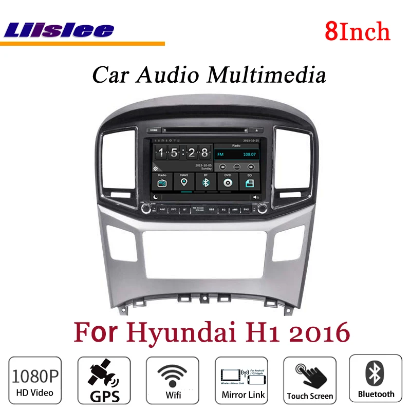Cheap Liislee For Hyundai H1 2016 Stereo Android Radio DVD Player TV BT Wifi GPS MAP NAV Navigation 1080P System Original NAVI Design 1