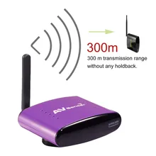 Satellite TV Receiver 5.8GHz Digital Wireless AV Transceiver Receiver Sender 300 Meters For TV DVR DVD Wireless Sharing Dev