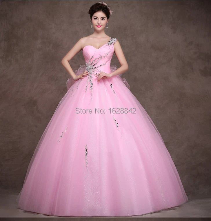 vestido de debutante rosa pink