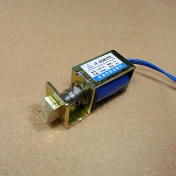 

DC 12V 24V electric lock linear solenoid lock door lock of Safe box JF-S0837DL