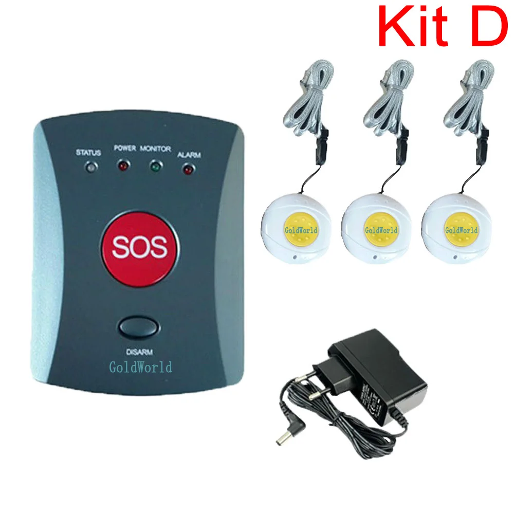 Phone Call Remote Control home/personal Usage GSM Emergency SOS Alarm System