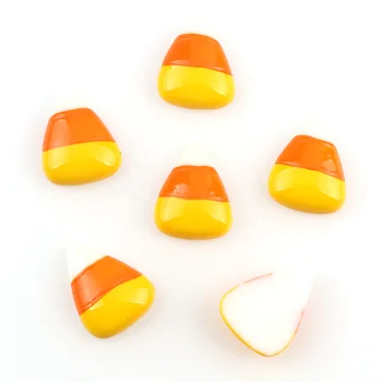 

10pcs 21*26mm Three-color pointed egg Halloween Party Resin DIY Flatback Embellishment Accessories Scrapbooking Craft Making