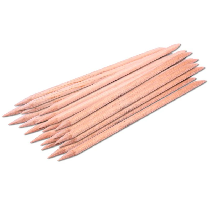 

11cm 20Pcs Nail Art Orange Wood Stick Cuticle Pusher Remover Pedicure Manicure Tools Wood Cuticle Pusher nail tools