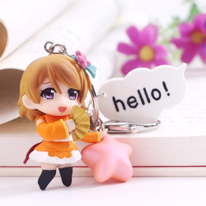 Брелок для ключей из ПВХ в стиле аниме Love Live |