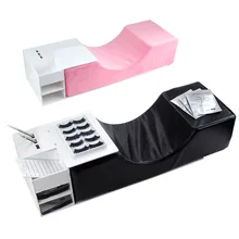 Профессиональная подушка для наращивания ресниц, мягкая привитая эргономичная подушка с эффектом памяти для салонов красоты, подголовник для шеи, поддержка ресниц