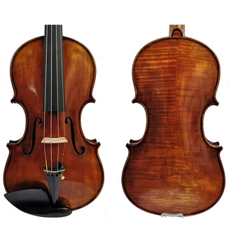 

Free Shipping Copy Guiseppe Guarneri del Gesu II 1743 Violin Oil Varnish 100% Handmade Case Carbon Fiber Bow FP900