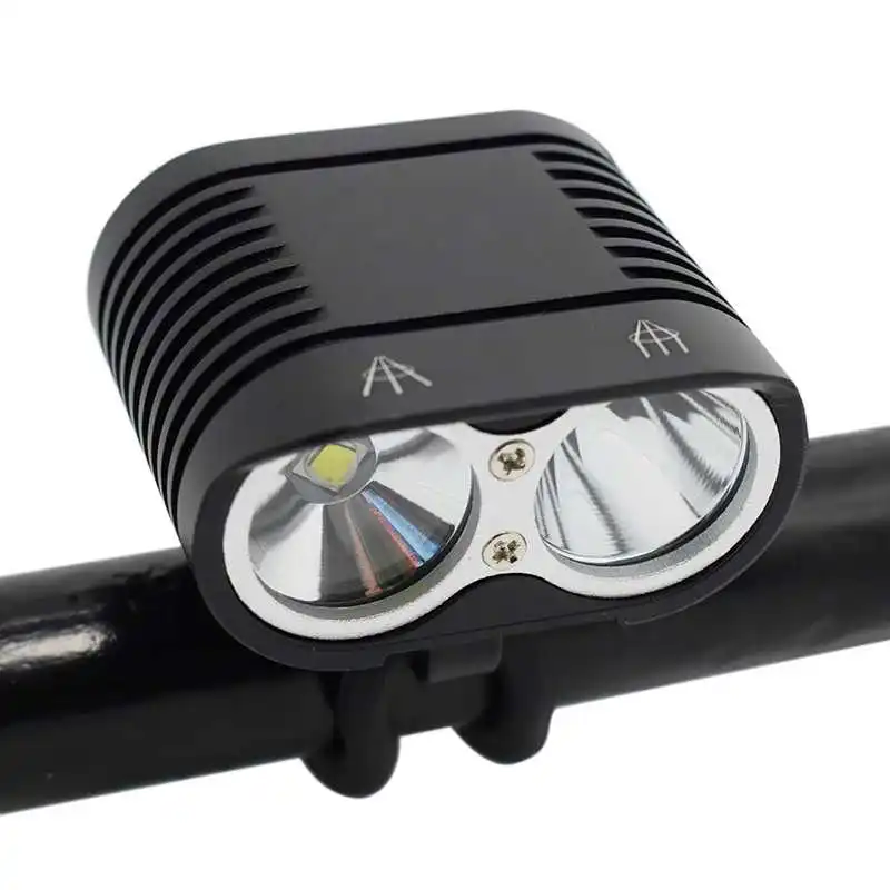 WasaFire XM-L2 * 2 светодиодный велосипедный светодиодный передний светильник s велосипедный светильник MTB Велоспорт 3800lm головной светильник заря... WasaFire XM-L2 * 2 светодиодный велосипедный светодиодный передний светильник s велосипедный светильник MTB Велоспорт 3800lm головной светильник заря...