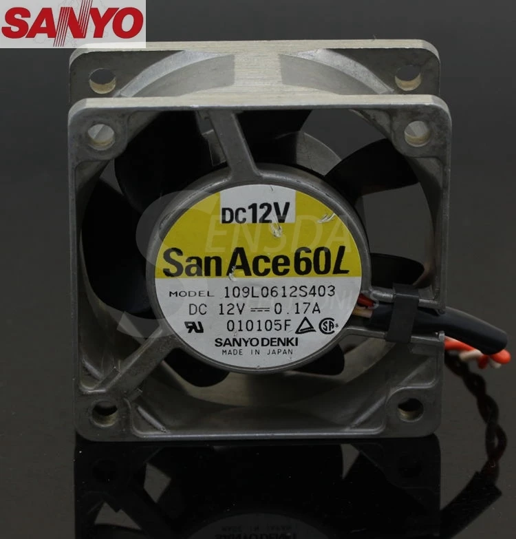 Для Sanyo 109L0612S403 6025 60 мм 6 см DC 12V металлическая рамка инвертор осевого охлаждения