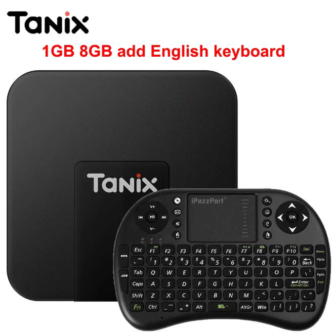 Tanix TX3 Мини Смарт ТВ Box Amlogic S905W set top tv Box 2,4 ГГц Wi-Fi Android 7,1 2G DDR3 16G 4K HD H.265 Media Player pk x96 - Цвет: 1G 8G EN keyboard