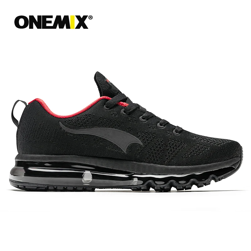 ONEMIX, мужские кроссовки для бега, красивые, Zapatillas, спортивная обувь для тренировок, черные, красные, спортивная обувь для бега на открытом воздухе 1118B