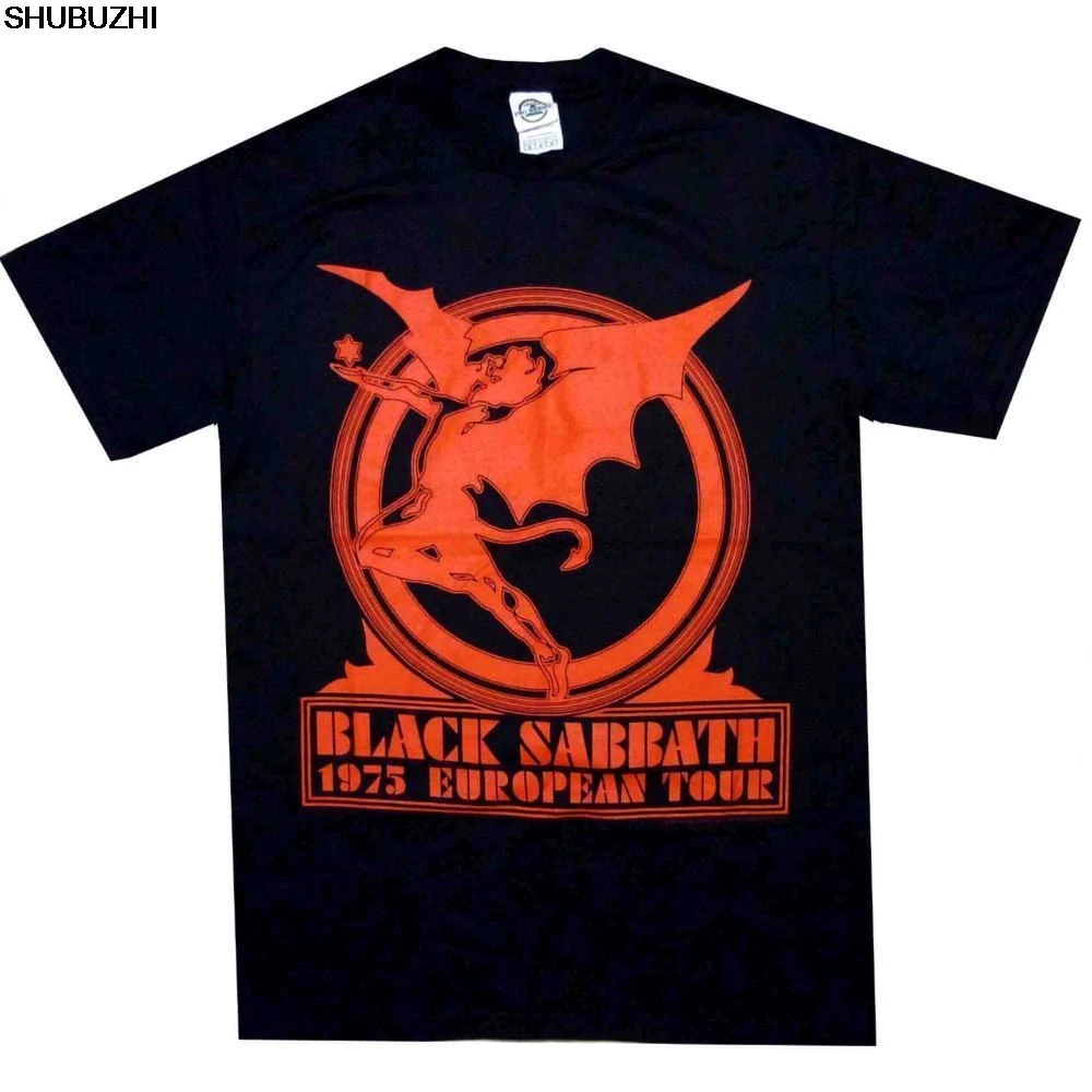 

Black Sabbath Europe 75 Official Shirt M L XL Heavy Metal T-Shirt New sbz4237