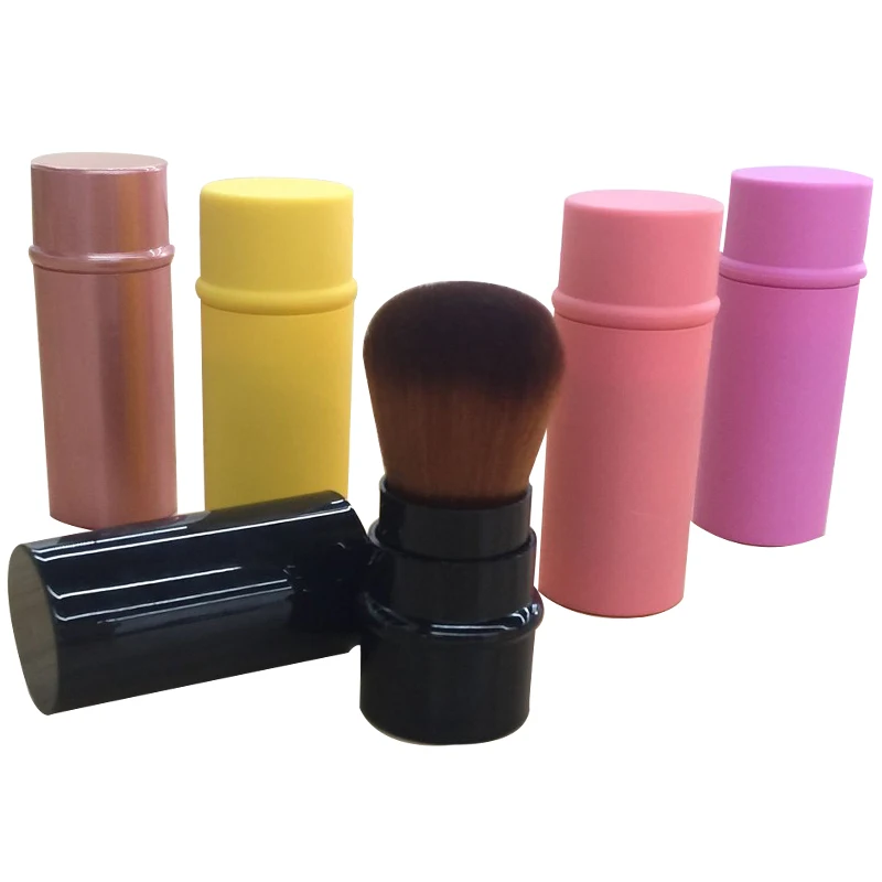 

Portable 1PC Retractable Blush Makeup Brush Retractable Pro Foundation Cosmetic Blusher Face Powder Brushes Beauty Tools GUB#