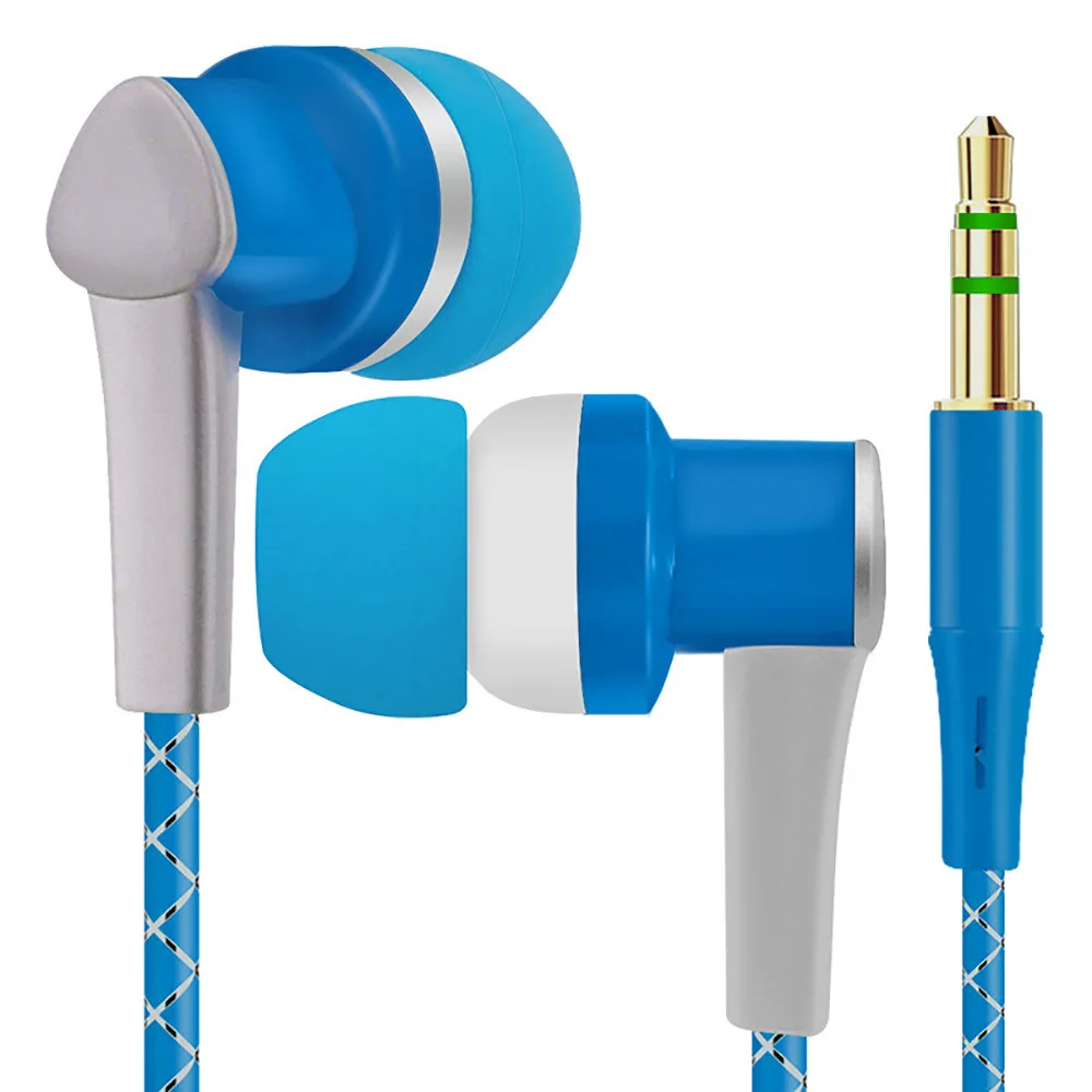 3 5 мм наушники в ухо стерео бас музыка Auriculares проводные спортивные с микрофоном
