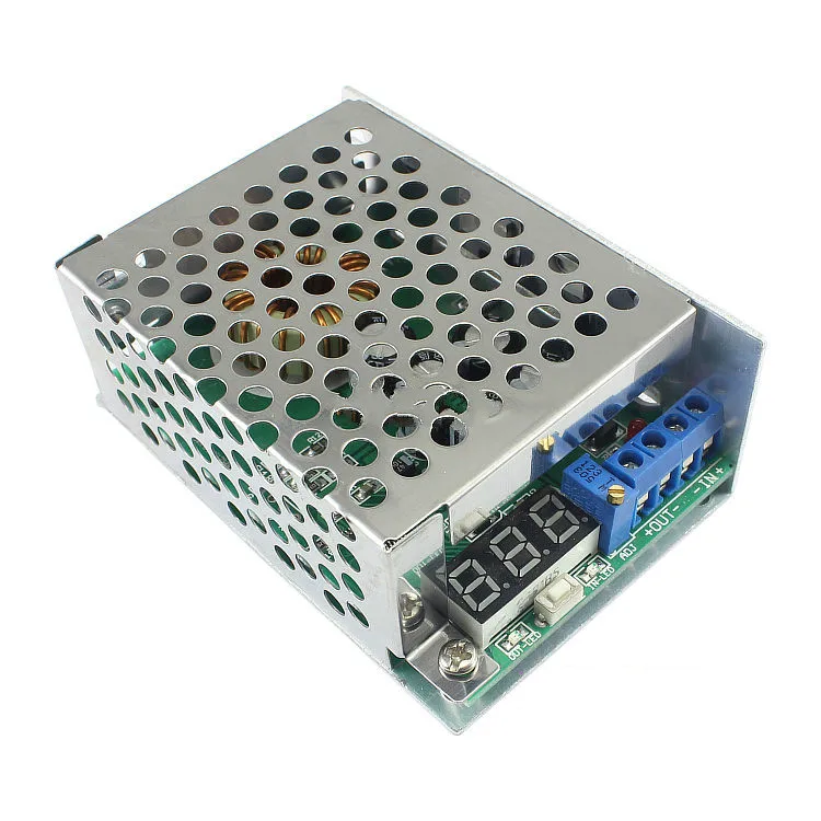 

10A 300W DC-DC Adjustable Step Down Power Supply Module With Volt-meter Display(6.5)