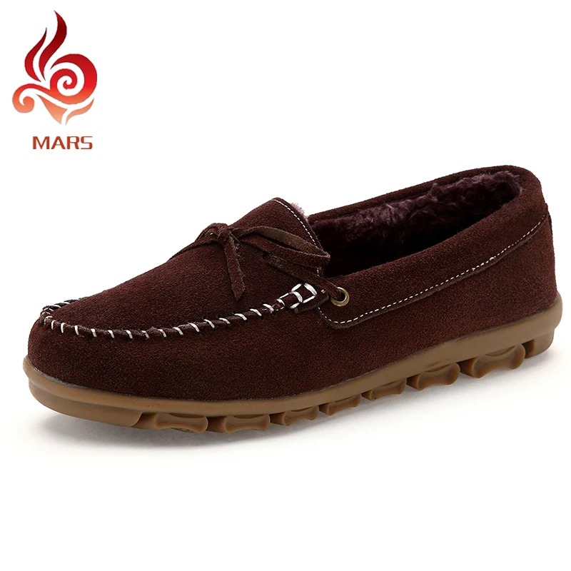 winter flat moccasins