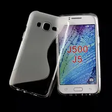 200 шт./лот gligle S-Line мягкая термополиуретановая крышка-чехол для Samsung Galaxy J5 J500 J500F чехол