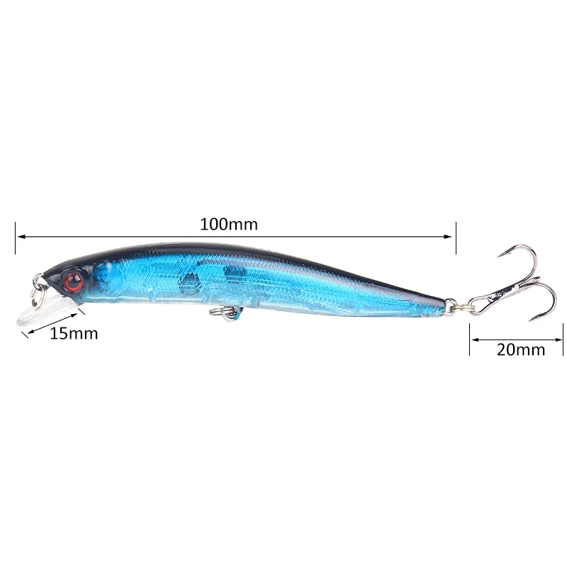 SEAPESCA 2018 блесна рыболовная приманка 100 мм 8 3 г жесткая 3D Глаза рыболовные Воблеры