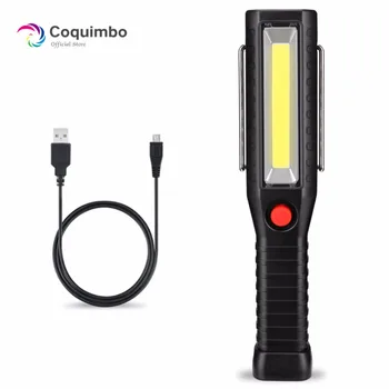 

4 Modes Strong Magnet Portable Camping Lamp 18650 Flashlight USB Charging Working Lamp With Hook For Fishing Hiking Tent Lamp