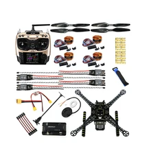 DIY FPV Drone Kit With AT9S Transmitter Receiver S600 4-axis Quadcopter APM 2.8 Flight Controller GPS 7M 40A ESC 700kv Motor