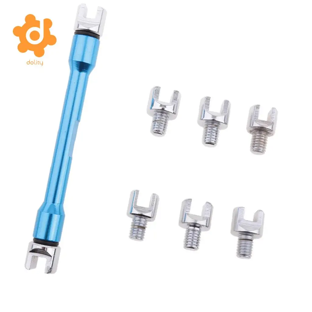 Motorcycle Wheel Spoke Wrench Set Handle Repair Tool 5.4mm-6.8mm