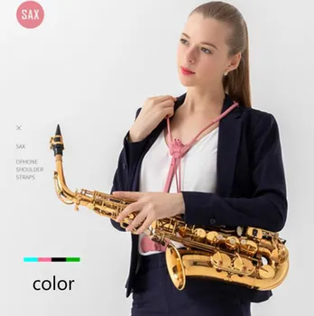 

Newest Alto Tenor Saxophone Accessories Neck Shoulder Strap Belt Saxholder Musical Parts