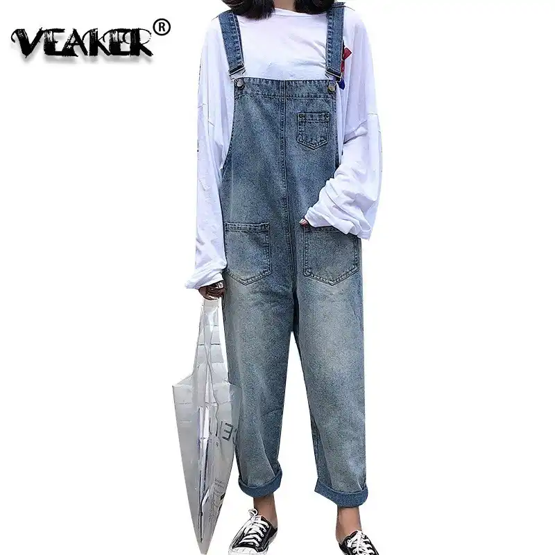 womens bell bottom overalls