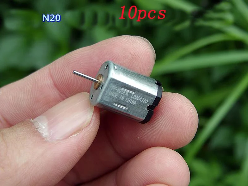 Металлическая щетка N20PA 10 шт. микро двигатель постоянного тока 3 в 26000 об/мин
