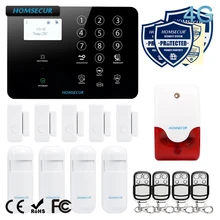 Беспроводная домашняя охранная сигнализация HOMSECUR 433 МГц 4G GSM