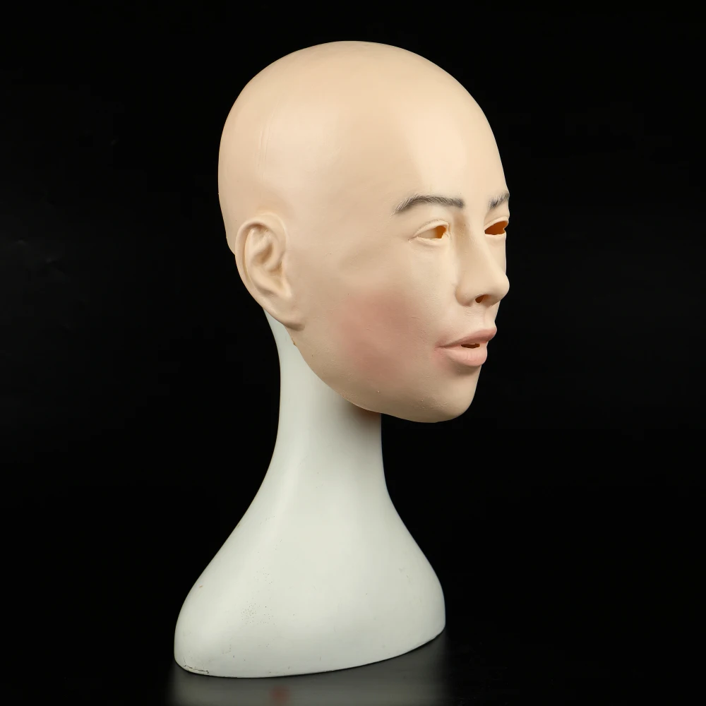 Realistic Female Mask For Halloween Human Female Masquerade Latex Party Mask Sexy Girl Crossdress Costume Cosplay Mask (39)