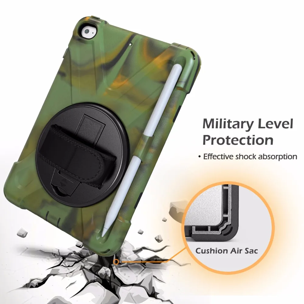 Плечевой ремешок чехол для Apple iPad mini 4 Ipad mini 5 7,9 mini4 mini5 A1538 A2125 A212 чехол Coque Funda держатель для карандашей