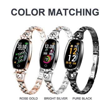 

H8 Smart Watch for Women Waterproof Heart Rate Monitoring Bluetooth For Android IOS Fitness Tracker Bracelet Fashion Smartwatch