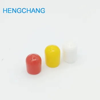 

3colors 8mm Rubber cover Rubber Covers Dust Cap for RCA socket connector metal tubes 99pcs/lot