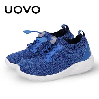 

UOVO Fly Knit Kids Shoes Spring Shoes for Boys & Girls Breathable Children Sneakers Fashion Sport girls Shoes Eur size 27#-37#