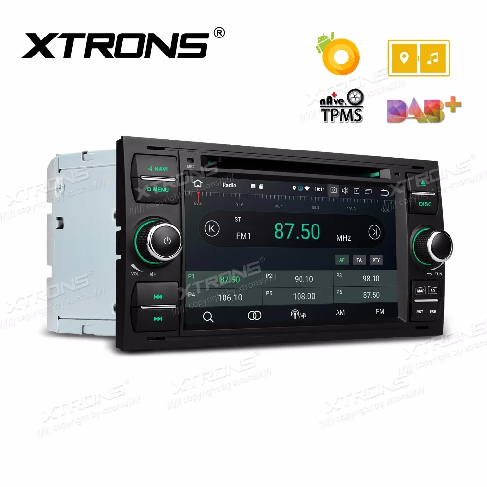 Sale XTRONS 7" Android 8.0 Octa Core Car Stereo DVD Player Radio GPS Navigation for FORD Focus II C-Max 2005 2006 2007 Fusion Transit 1