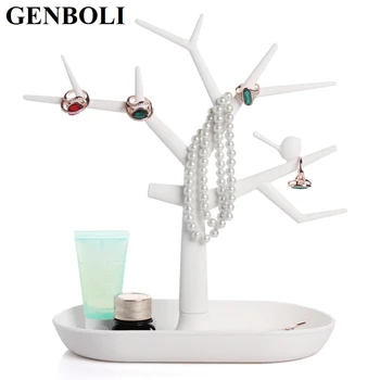 

Stylish Tree Shape Jewelry Stand Popular Beauty And Health Jewelry Necklace Ring Earring Display Organizer Holder Show Rack