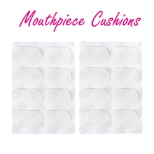 16 шт(2 упаковки) сопрано Sax, мундштук кларнета патчи подушки, прозрачные, 16 шт мундштуки