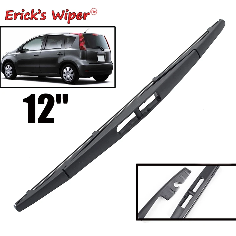 Erick's Wiper 12" Rear Wiper Blade For Nissan Note 20062013 Windshield