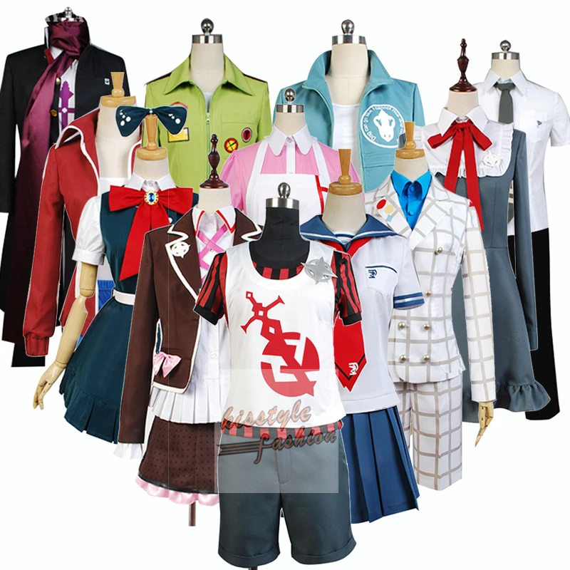 

Dangan Ronpa DanganRonpa Kiyotaka Ishimaru Ibuki Mioda Monaca Towa Characters Clothes Cosplay Costume,Customized Accepted