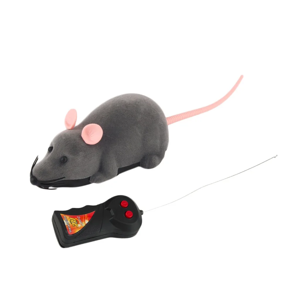 Remote Control Mouse Toy Wireless Simulation Animals Electronic Rat Funny Motion Mice Toy Pet Cat Toy gifts