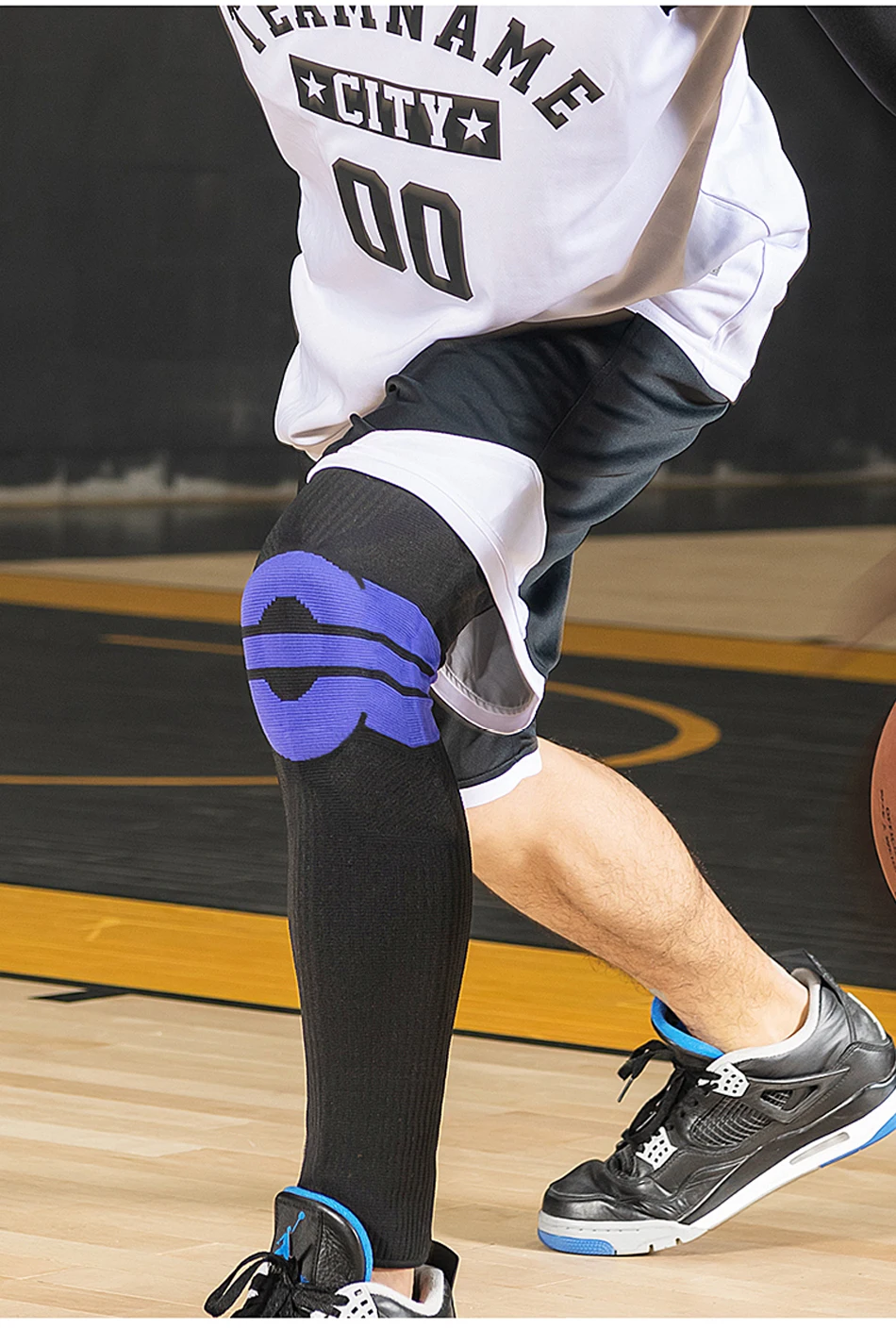 Стоящий Эластичный Силиконовый мягкий баскетбольный наколенник поддержка коленный фиксатор наколенник для фитнеса снаряжение волейбол Спорт протектор