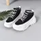 

2019 spring new street shooting with the same thick-soled running wild fashion front tie women's shoes tide.